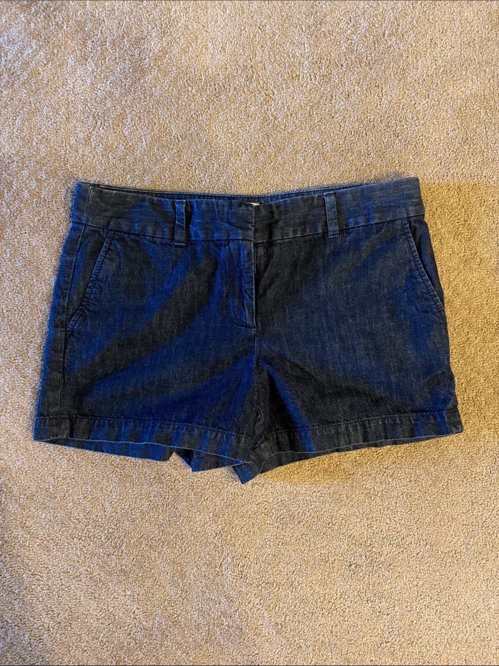 LOFT Dark Blue Denim Jean Shorts